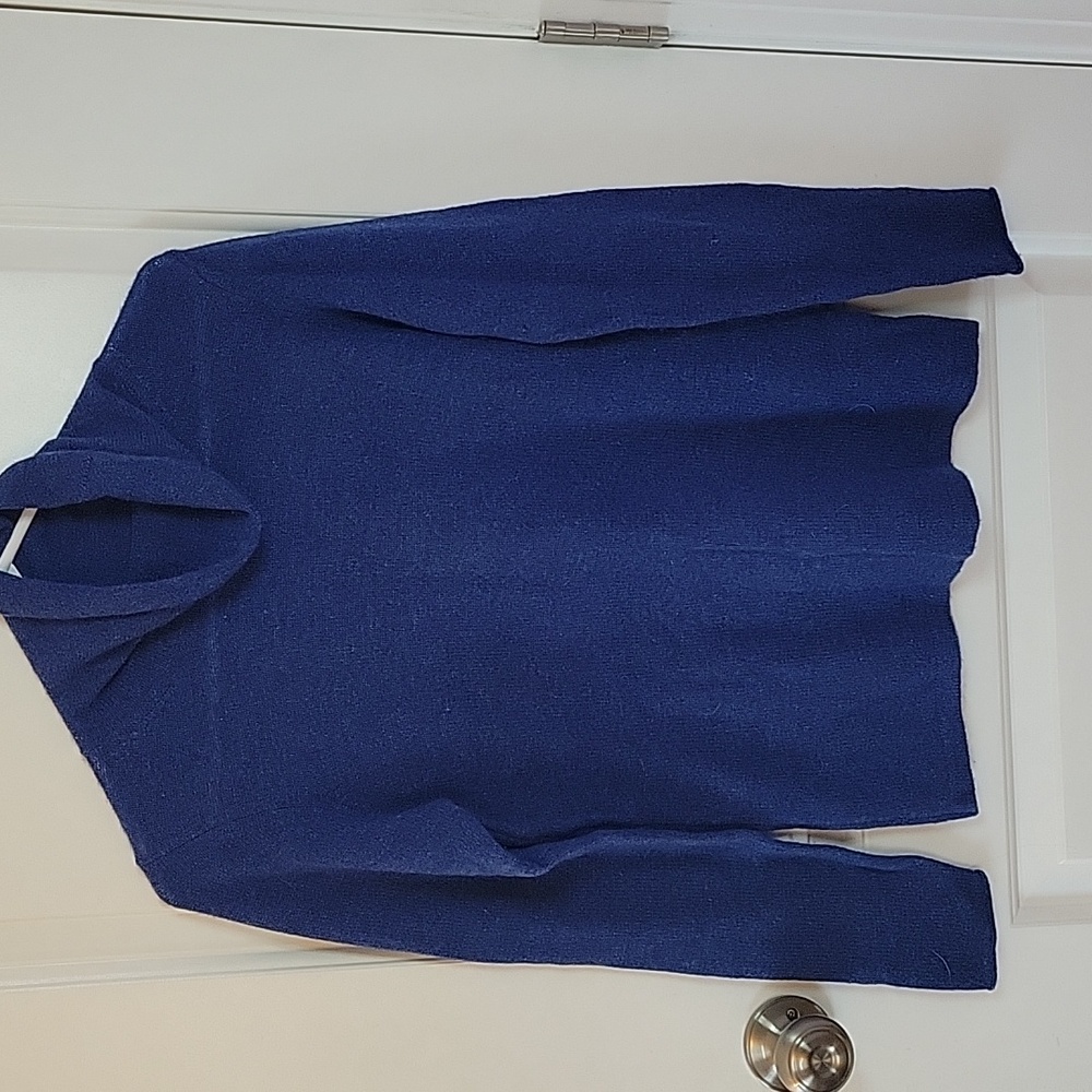 Tweeds Cashmere Blue Turtleneck- Women’s M